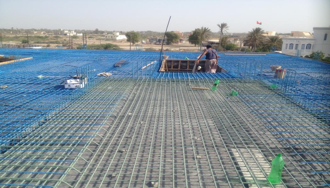 AUTCO slab reinforcement works, Barka