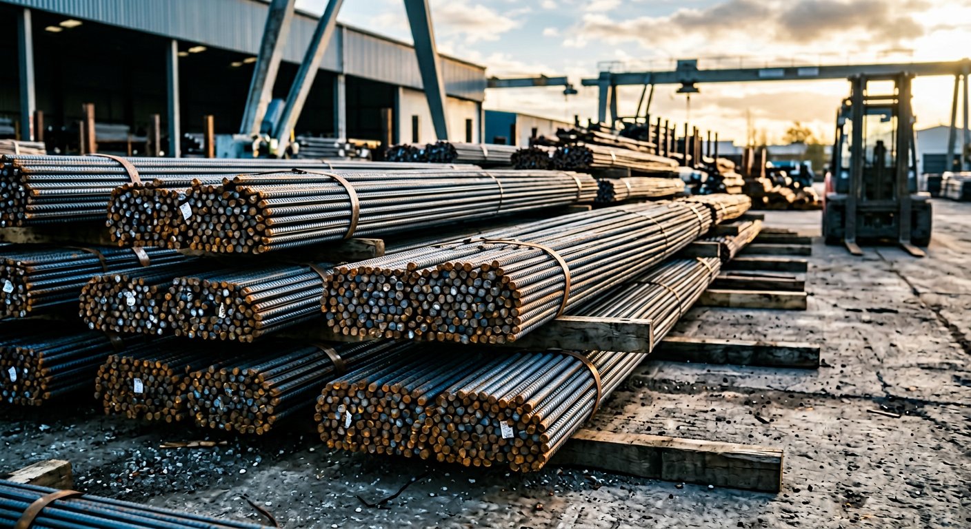 Reinforcement steel rebar bundles